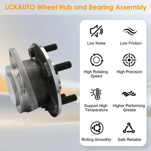 Front Wheel Bearing Hub Assembly 513325 Compatible With 2012 To 2020 Chrysler 300, Dodge Challenger And Charger With ABS
