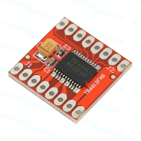 Four Pack TB6612FNG Dual Motor Driver Board Module for Arduino Raspberry Pi ESP32 STM, top view, compact design