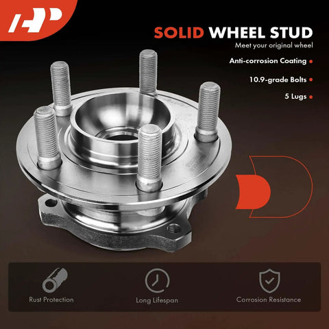Front Wheel Bearing And Hub Assembly For Dodge Charger 2007 Through 2023 Challenger 2017 Through 2023 Magnum 2005 Through 2008