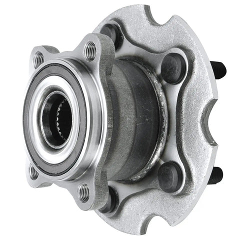 Rear Wheel Bearing Hubs Assembly Kit For AWD Fits Toyota RAV4 2006-2018 And Lexus NX200t NX300 NX300h 2015-2019, 5 Lug, ABS, close-up view