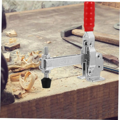 2 Piece Hand Toggle Clamps Set Fixed Welding Clamps With Rubber Tips And Quick Release for woodworking jigs and fixtures