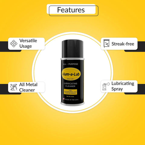 Go To All Purpose Metal Lubricant And Cleaner Spray For Rust Prevention Polishing And Protection Penetrating Oil Silicone Spray Garage Door Ready Multi Purpose Metal Cleaner can front view