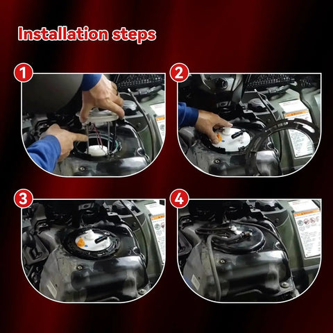 Installation steps of Direct Fit Fuel Pump Assembly Replacement For Honda TRX420 2014-2021, TRX500 Rancher 420 2014-2019, Foreman 500.
