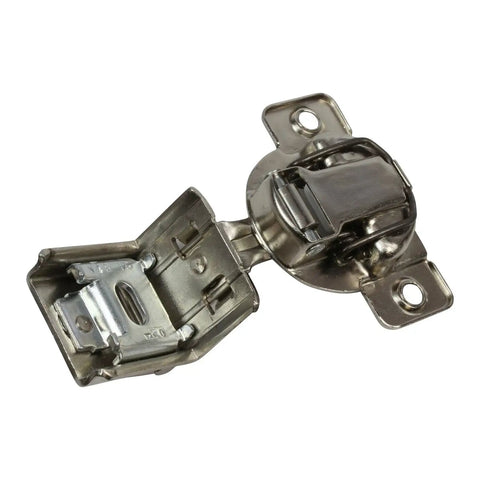 Two Pack Soft Close Cabinet Hinges for Face Frame One And A Half Inch Overlay with 108 Degree Opening Screw On Compact 45mm Hole Pattern 3 Way Adjustment Rok Hardware Grass TEC 864 04549A15 Made In USA