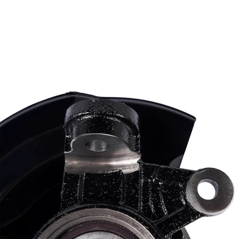 Close-up of Front Right Steering Knuckle and Wheel Hub Bearing Assembly Replacement for 2007 2008 2009 CRV 2.4L L4