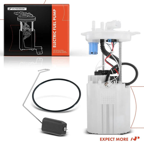 Chevy Spark Fuel Pump Module With Sending Unit For 2013 To 2015 L4 1.2L Gasoline Engine Ready To Roll Electric Fuel Pump Replacement With Tank Seal Compatible With 691688679 13585385 13589775 image showing pump, seal, and assembly components
