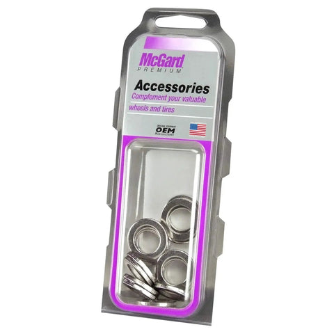 Package of Stainless Steel Standard Mag Washers 20 Pack for Wheel Applications with visible washers inside