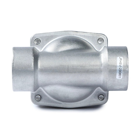 1-inch stainless steel solenoid valve body with mounting flange
