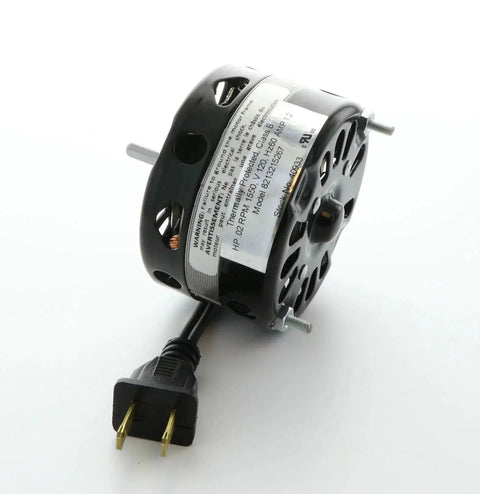 Direct Replacement Vent Fan Motor For Nutone And Broan, 3.3 Inch Diameter Shaded Pole 120V 1/50 HP 1550 RPM CCW Open Enclosure NEMA 3.3
