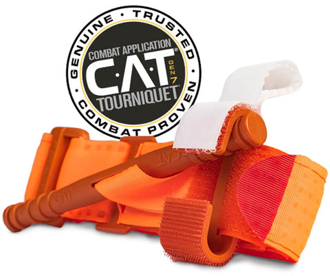 Public Access Bleeding Control Kit Basic In Compact Blood Control Bag With C-A-T Tourniquet shown with label