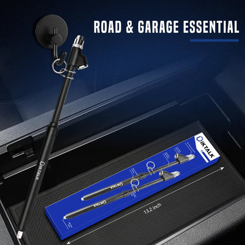 2-pack heavy-duty dual-head tire pressure gauge, 12-inch length, black, 10–150 PSI (1–10 bar), Amazon
