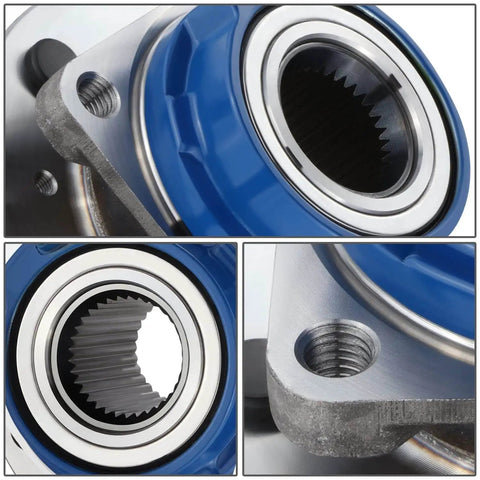 Close-up of Single Front/Rear Wheel Hub Bearing Assembly with Speed Sensor for Buick, Cadillac, Chevrolet, Oldsmobile, Pontiac, Saturn models 1997-2016