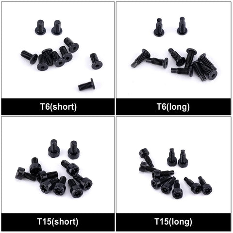 40 Pieces Doorbell Screws Set With T6 Short, T6 Long, T15 Short And T15 Long Replacement Security Screws For Video Doorbell