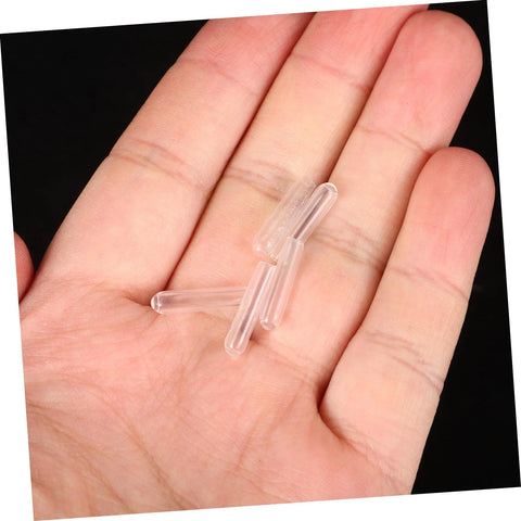 Clear Plastic Screw Covers End Caps Set For Thread Protection And Cable Shielding Round Tube Bolt Caps Flexible Protective Caps 100 Pack