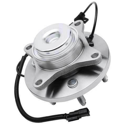 Front view of Front Wheel Bearing Hubs Assembly Set For 2WD 6 Lug Ford F-150 Expedition And Lincoln Navigator 2011 To 2014 Replacement Pair