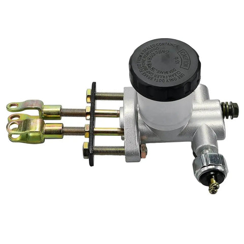 Heavy Duty Go Kart Hydraulic Brake Master Cylinder Replacement For 90cc To 250cc Go Karts And ATVs Aluminum Alloy Construction