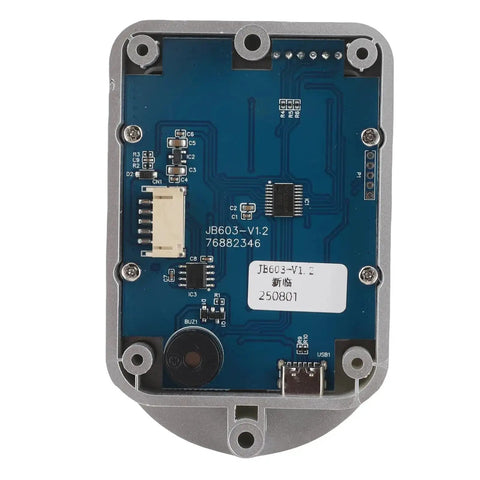 Back view of Code Lock Keypad Cabinet Lock With ABS Plastic Panel circuit board, electronic components visible, supports temporary or fixed passwords.