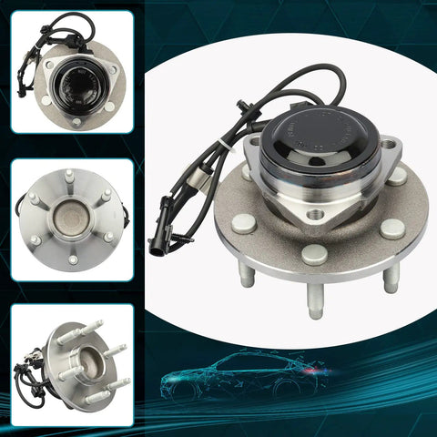 2WD Front Wheel Bearing And Hub Assembly 6 Lug ABS OE 515054 Fits Chevy Silverado 1500 99-06 GMC Sierra 1500