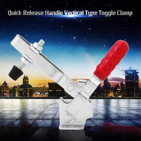 Heavy Duty Push Pull Toggle Clamp With 500 Lbs Holding Capacity, Quick Release Lever Clamp for welding and woodworking jigs