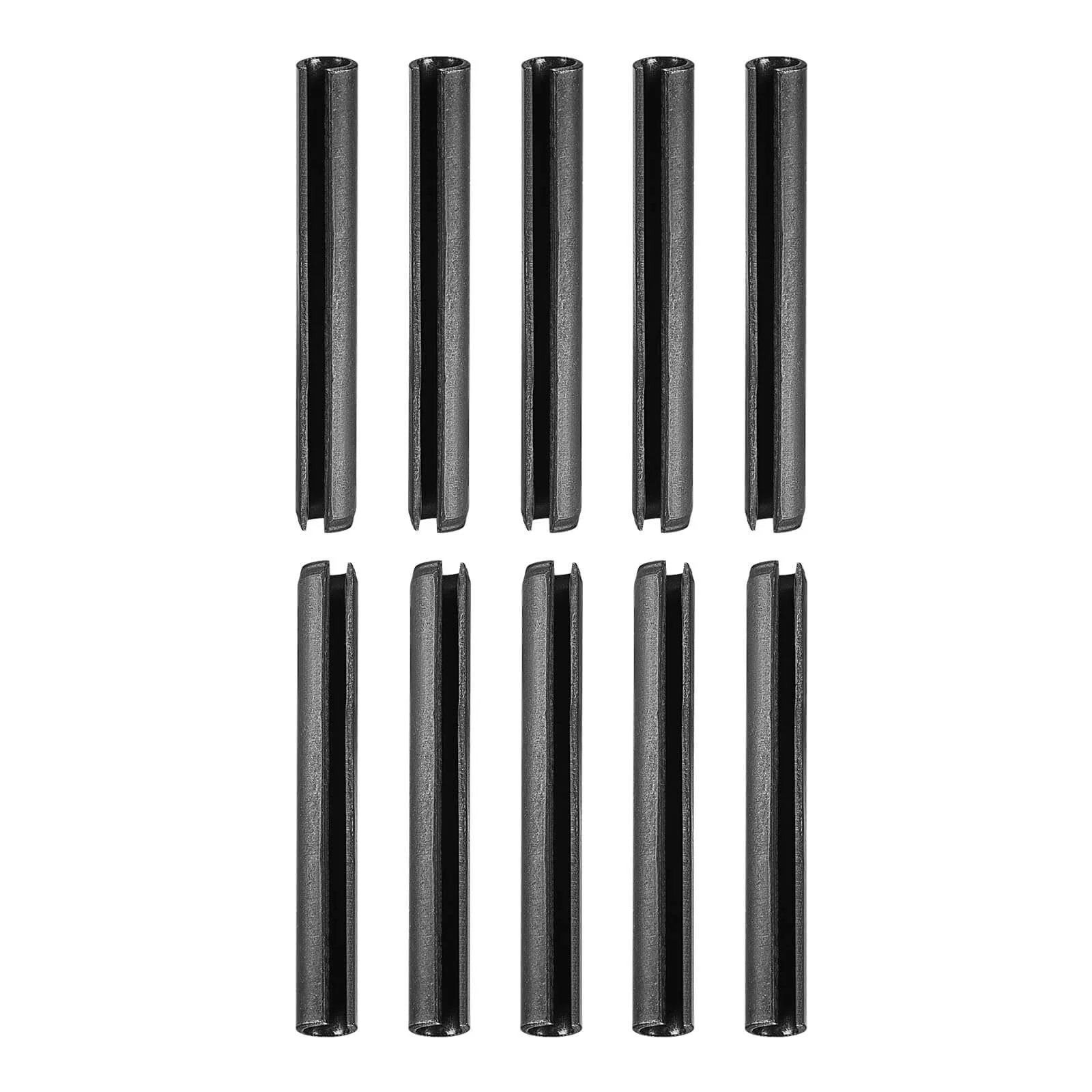 slotted spring pins for DIY projects Pack of 20 Black ...