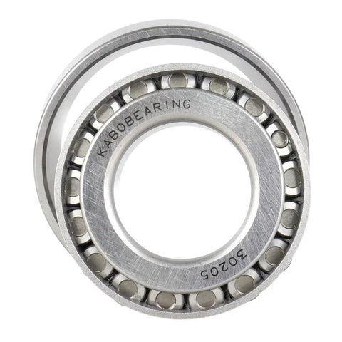 Trailer Wheel Hub Bearings Kit For 25mm Axles, Set Of 4 30205 Bearings With TC Seals 30x52x10mm, close-up view