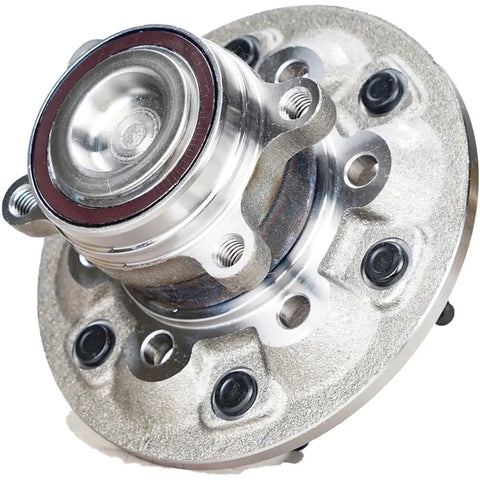 Beefed Up Front Wheel Bearing Hub Assembly Replacement Fits Chevrolet Colorado 2009 2010 2011 2012 And GMC Canyon 2009 2010 2011 2012 Premium Aftermarket Wheel Hub Axle Bearing on white background