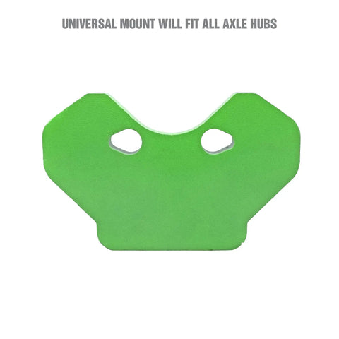 Green universal mount for Wheel Bearing Removal Tool Kit for Axle Bolted Hubs With Reinforced Striking Plate And Universal Mount