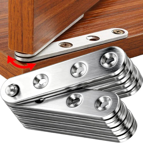 360 Degree Door Pivot Hinge Set For Furniture Cabinets Premium Stainless Steel Durable Invisible Support Hinge shown installed and in a stack