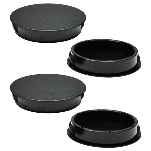 2 Inch Plastic Hole Plugs Flush Type Panel Snap In Locking Door Shelf Hole Cover For Round Drilling Holes Set Of 4