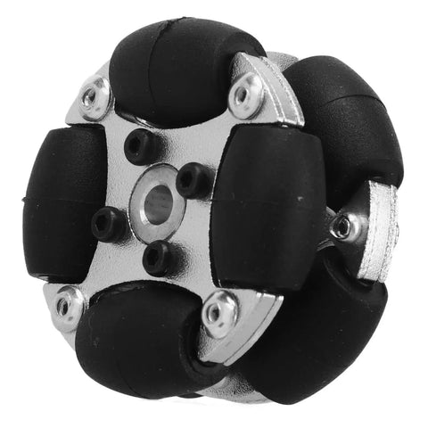 38mm Omni Wheel For Small Robot Cars, Aluminum Alloy Frame With Eight PU Rollers, Flexible Omnidirectional Wheel For Smooth Steering