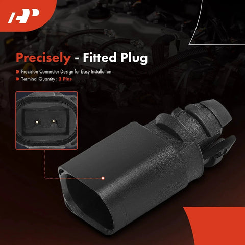 Air Temperature Sensor 2 Pins For Volkswagen And Audi Cars Fits Jetta Passat Golf Tiguan CC Eos GTI A4 A5 A6 Q5 Q7 And More with oval plug