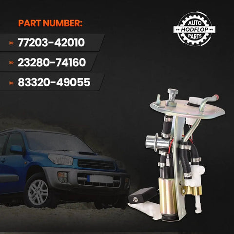 Toyota Rav4 2.0L Fuel Pump Module Assembly Replacement For 1995 To 2000 Direct Fit Plug And Play with part numbers