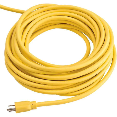 Yellow 50-foot power cord for Corded High Speed Floor Burnisher, 20 Inch Cleaning Width, 120V, 1.5 HP, 1500 RPM