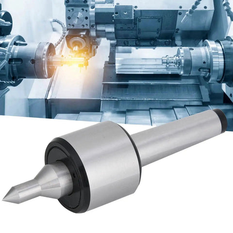 60 Degree CNC Live Center For Lathe Tailstock With High Accuracy 0.000197 Inch Carbon Steel Built Tough For Lathe Turning