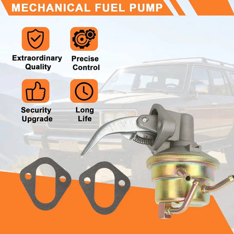 Direct Fit Mechanical Fuel Pump Replacement M60416 for Toyota 4Runner 1984 Celica 1981 1983 with gaskets in front view