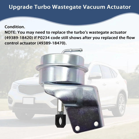 Beefed Up Turbo Wastegate Vacuum Actuator For Acura RDX K23A1 TD04 Turbo Fitment 2007 2012 Boost Control And Performance With P2263 And P0234 Codes Direct Fit Replacement