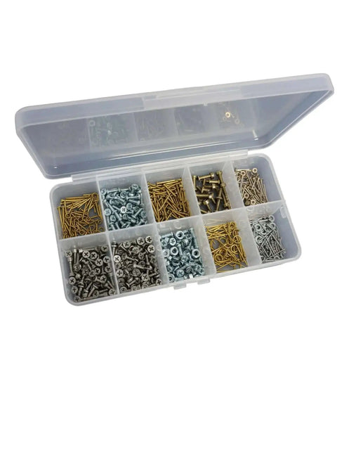 On The Go 8 Inch Portable Parts Organizer With 5 Removable Compartments, Rugged Industrial Build, High Visibility Vibrant Color For Outdoor Use