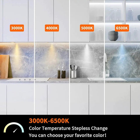 Smart Under Cabinet Lighting That Plays Nice With Alexa And Google Home App Or Remote Control Recessed Or Surface Mount Puck Lights For Kitchen Or Display Case 12V 2W Per Puck Dimmable 3000K To 6000K 10 Pack