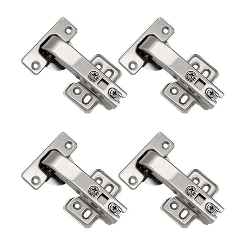 4 Pack Lazy Susan Cabinet Hinges 90 Degree Concealed Hydraulic For Corner Cabinets With Full Coverage And Adjustable Installation Easy Mount DTC 90 Degree Hinge JinBoCheng