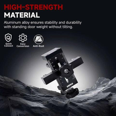 Adjustable Cabinet Door Mounting Jig For Frameless And Face Frame Cabinets made of aluminum alloy