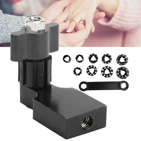 Ring Fixture Clamp Holder Set For Jewelry Making Fixed Ring Setting Polishing And Engraving Tool Kit Black Durable Craft Stand