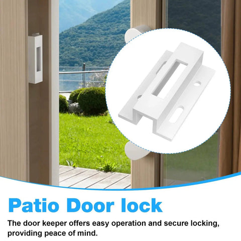 Sliding Door Keeper And Hook Style Latch Replacement E2124 Latch Lock For Micron 1200 Series And Viking Sliding Glass Doors
