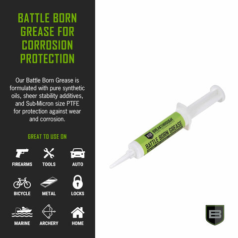 Gun Grease For Corrosion Protection 12cc Syringe Pro Grade Firearm Lubricant With Pure Synthetic Oils And Sub Micron PTFE