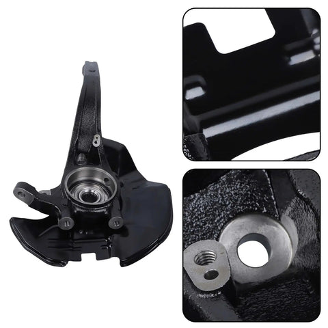Front Left Wheel Hub Bearing Steering Knuckle Assembly Replacement For Sonata 2006 2010 2.4L LK105 51715-3K550 displayed