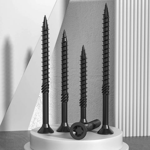 4 Inch Exterior Deck Screws Heavy Duty Exterior Wood Screws With Torx Drive Star Bit Rust Resistant Epoxy Coated Long Outdoor