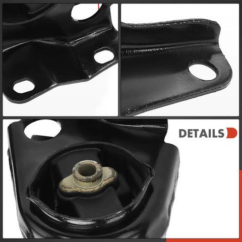 Close-up of Front Left and Right Engine Mount Kit for Chevy S10 GMC Sonoma Isuzu Hombre 2.2L L4 Engines 1995-2003