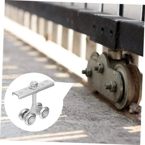 Heavy Duty Sliding Door Track Roller Wheel For Wardrobes And Closets, Industrial Strength Steel Track With Smooth Operation