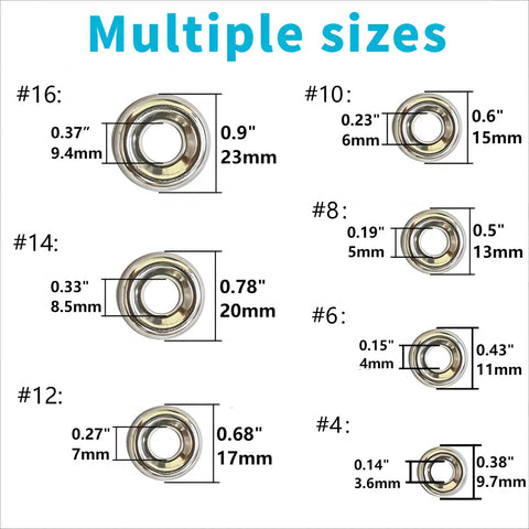 Countersunk washers in stainless finish, sizes #4–#16, 304 stainless cup finish, 295 pcs assortment set