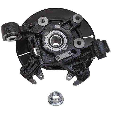 Two Piece Kit Rear Steering Knuckles With Wheel Bearing Hubs For 2006 2010 Ford Explorer Mercury Mountaineer and 2007 2008 2009 Explorer Sport Trac Replacement