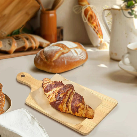 25 Pack Bamboo Cutting Boards With Handles For Laser Engraving Charcuterie Serving Boards Bulk Set 11 By 5 Inches Blank DIY Gift